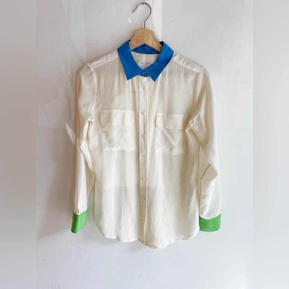 Equipment silk blouse